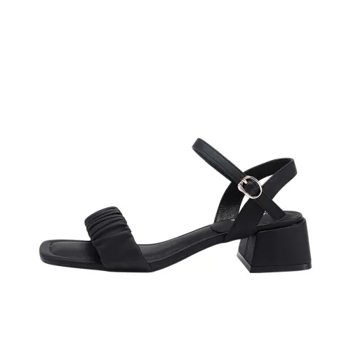 DAPHNE Block Heel Strap Sandals 4.5cm Women's
