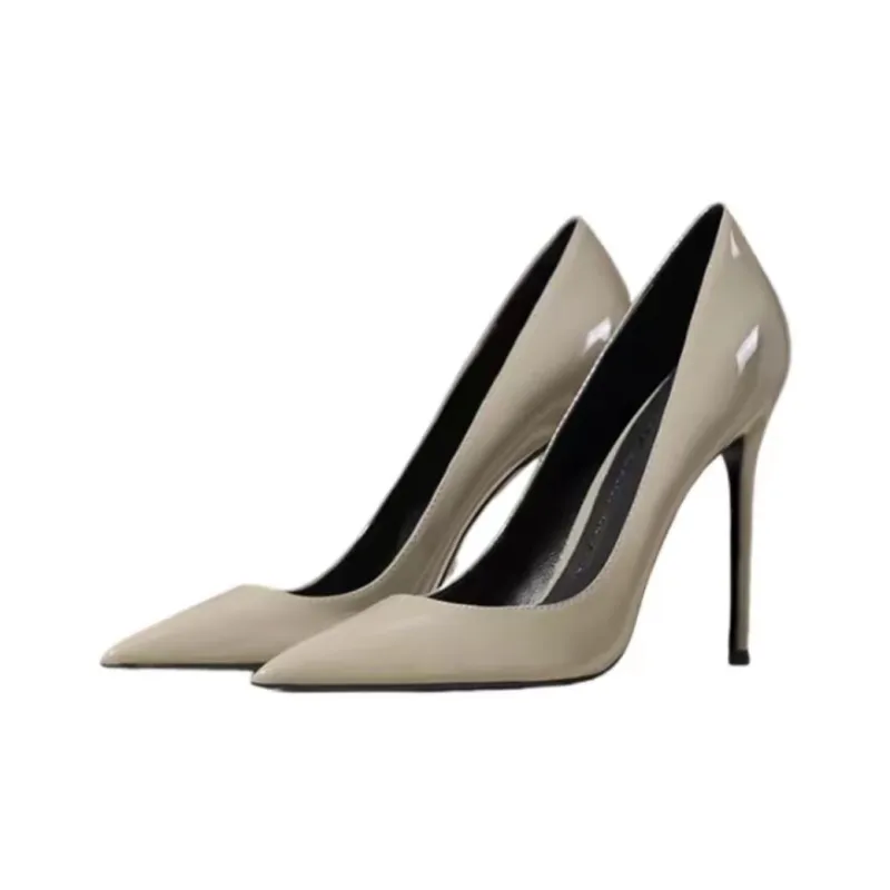 Take The Qin Slim Heel High Heels 9cm 7cm Women's [Gift Box Set]-22