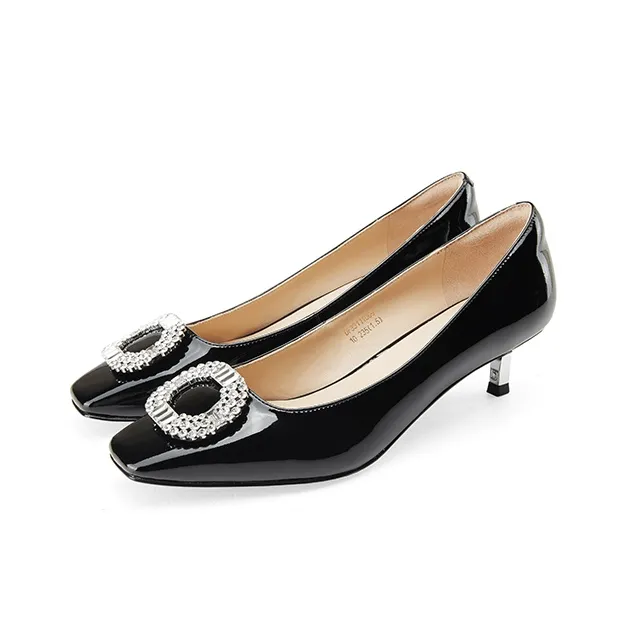 D FUSE SCANDINAVIA Slim Heel High Heels 4.5cm Women's Black-1