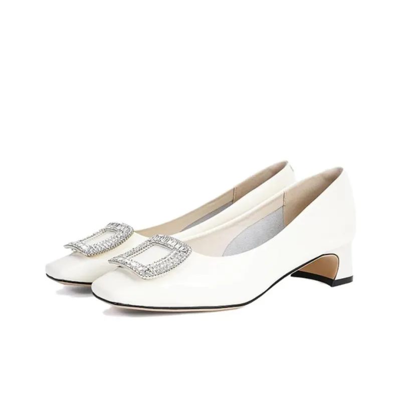 LESELE Chunky Heel High Heels 3cm Women's-3