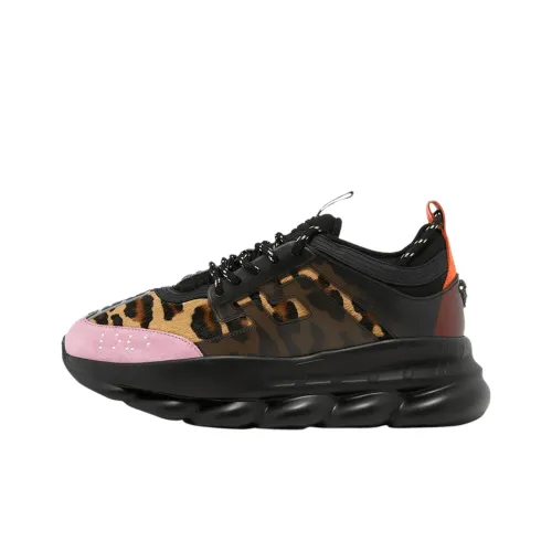 VERSACE Chain Reaction Pony Hair Leopard
