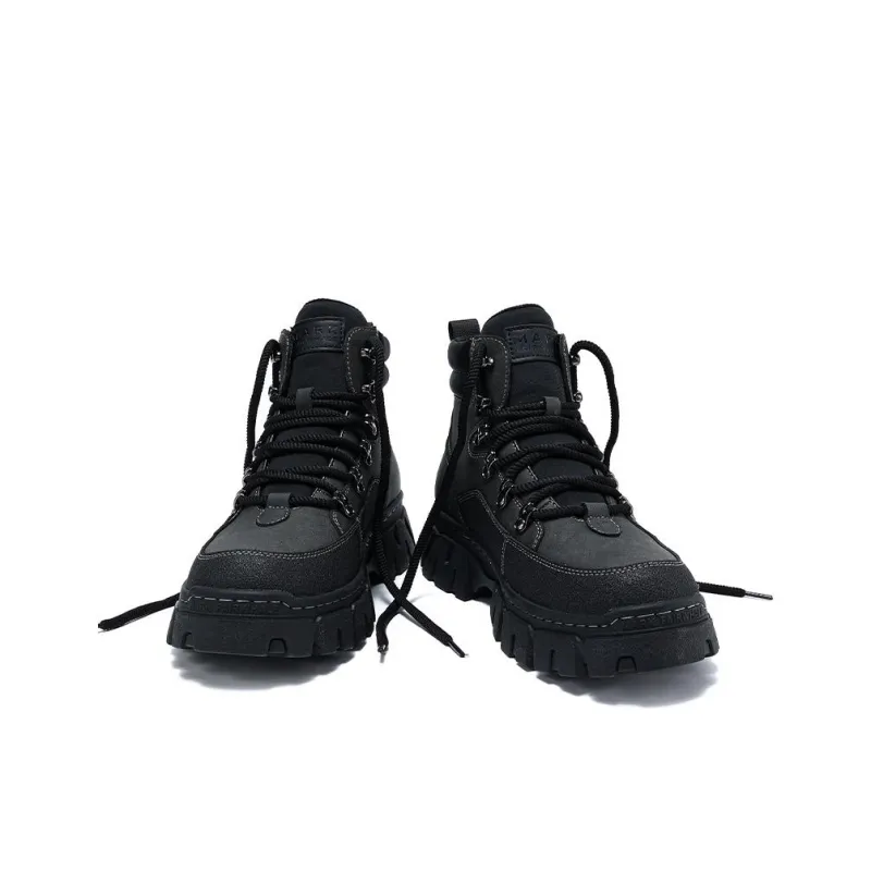 FAIRWHALE Martin Boots Unisex Black-8