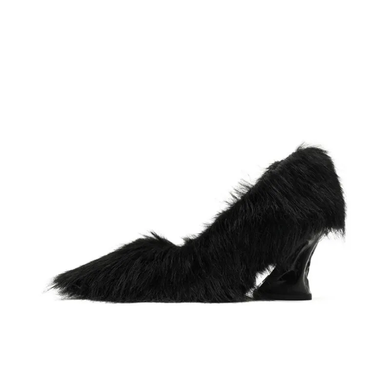 DAPHNE LAB Sugar-free Series Cut Out Heel High Heels 8.5cm Women's-0