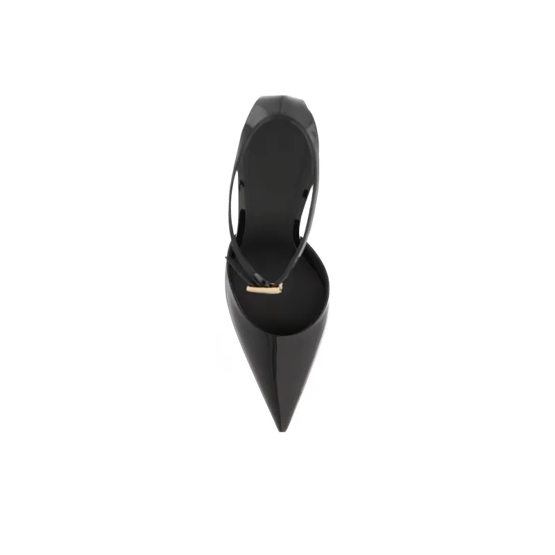 3JUIN 110mm Patent Wedge heel Pumps-3