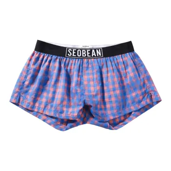 SEOBEAN Boxer Shorts Men's Color Blue