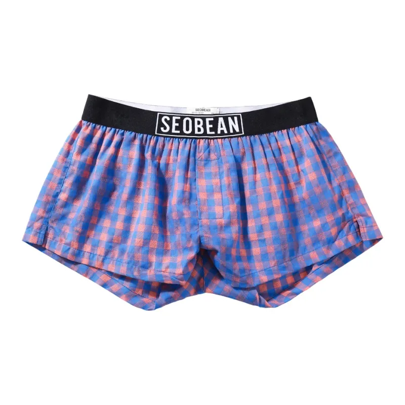 SEOBEAN Boxer Shorts Men's Color Blue-1