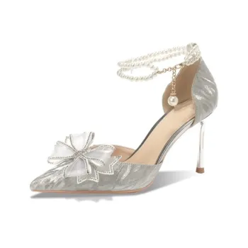 HKCP Slim Heel High Heels 8cm Women's