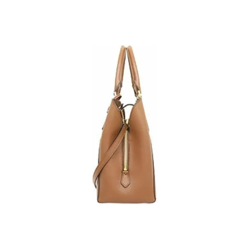 MICHAEL KORS Leather Tote Bag, Shopping Bag, Shoulder Bag, Crossbody Bag, Handbag Tubas Women's Leather Brown-1