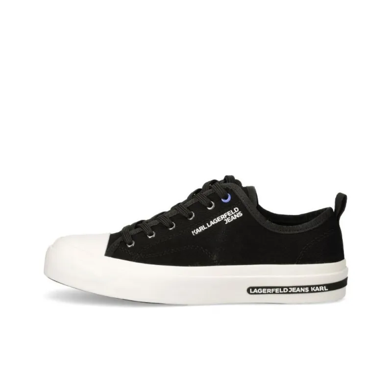 Atelier Reservé x KARL LAGERFELD Vulc Low Top Skateboard Shoes Men's Black-0