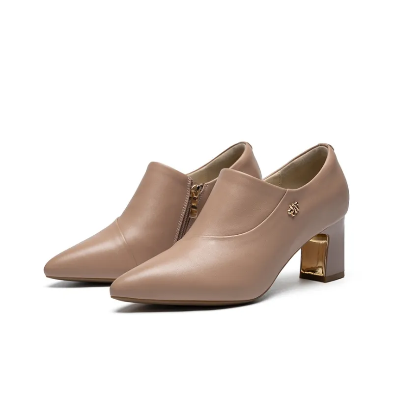 ZHR Chunky Heel High Heels 6.5cm Women's-9
