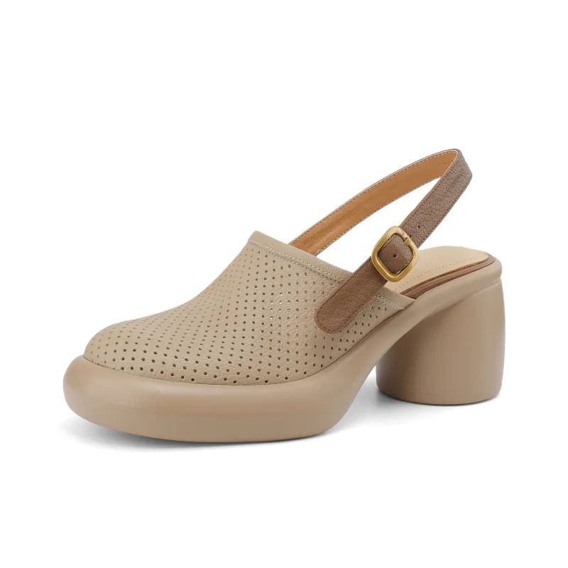 MODERN BELLE Chunky Heel High Heels 7cm Women's-5