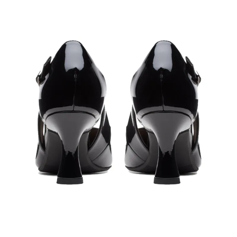 Clarks Slim Heel High Heels 7cm Women's Black-3