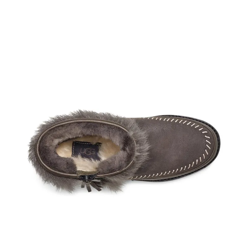 UGG Fluff Punk Boot Fleece Lined Women's-4