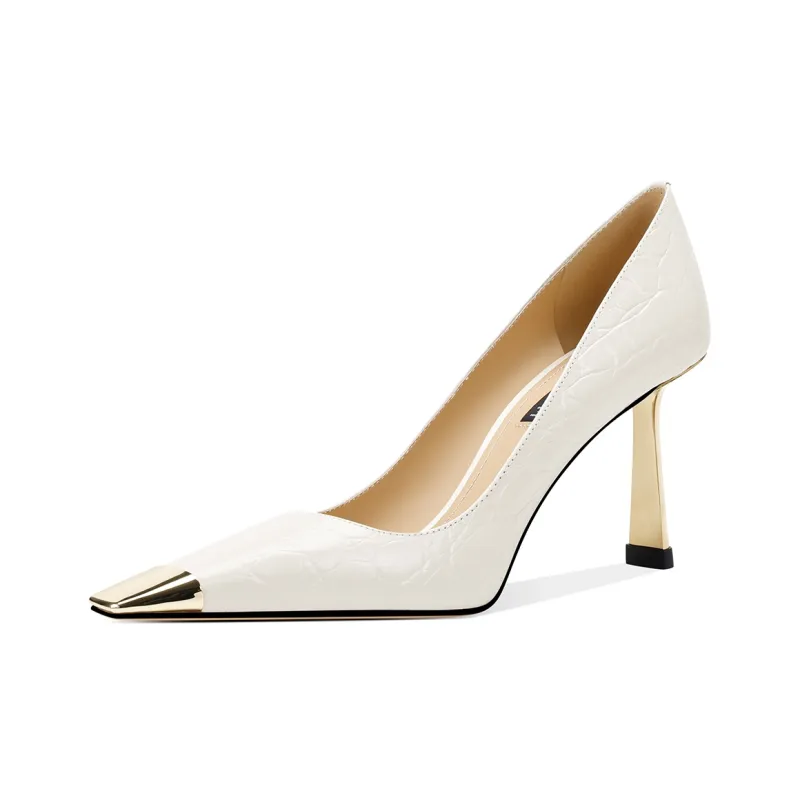Shesrim High Heels Women's Black, White-5