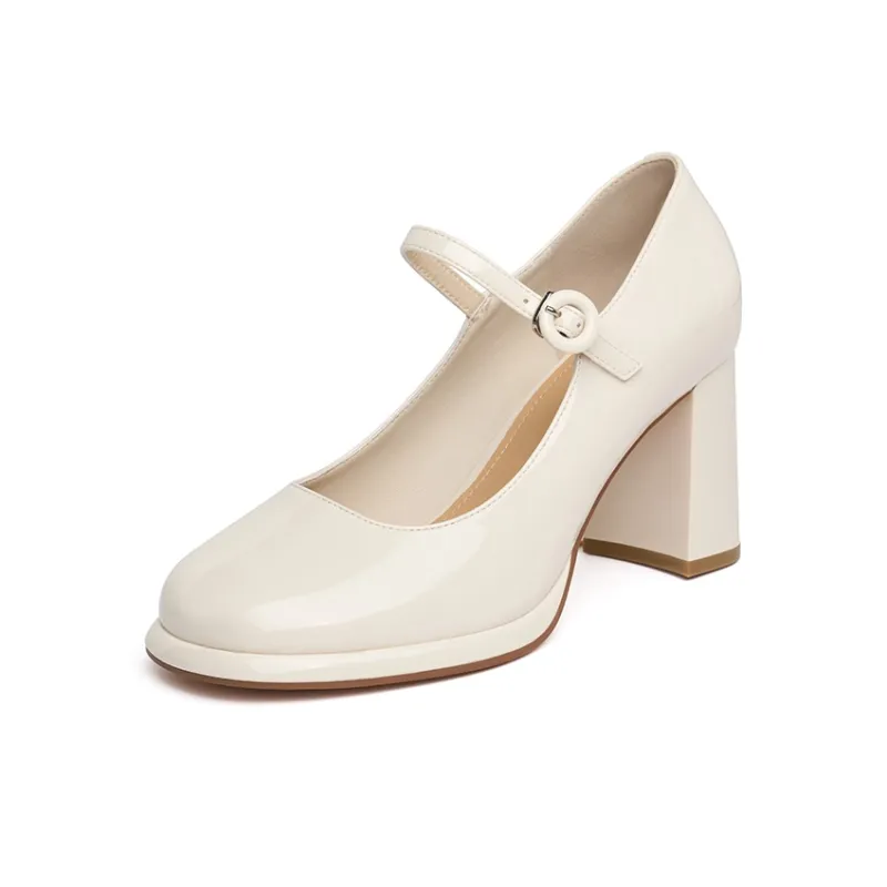 JOSINY Chunky Heel High Heels 7.5cm Women's-4