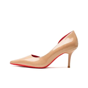 MCKP Slim Heel High Heels 7cm Women's Nude