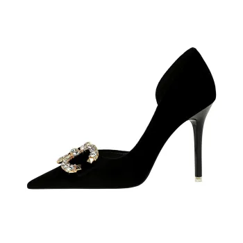 QITUMAUL Slim Heel High Heels 10.5cm Women's