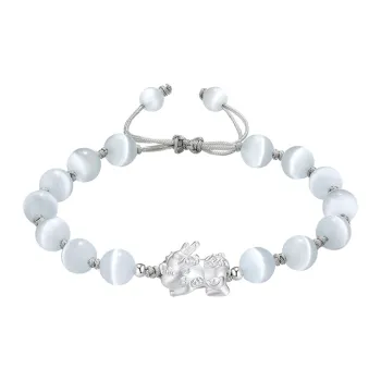SINO GEM Glass Cat Eye Bracelets Unisex