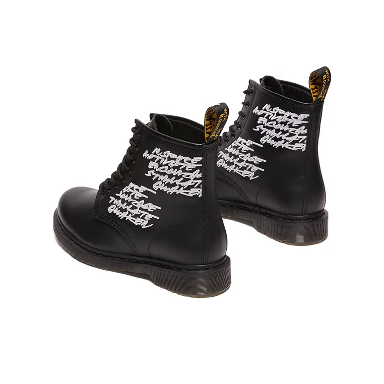 Dr. Martens 1460 Futura Laboratories Embroidered Black Leather-4