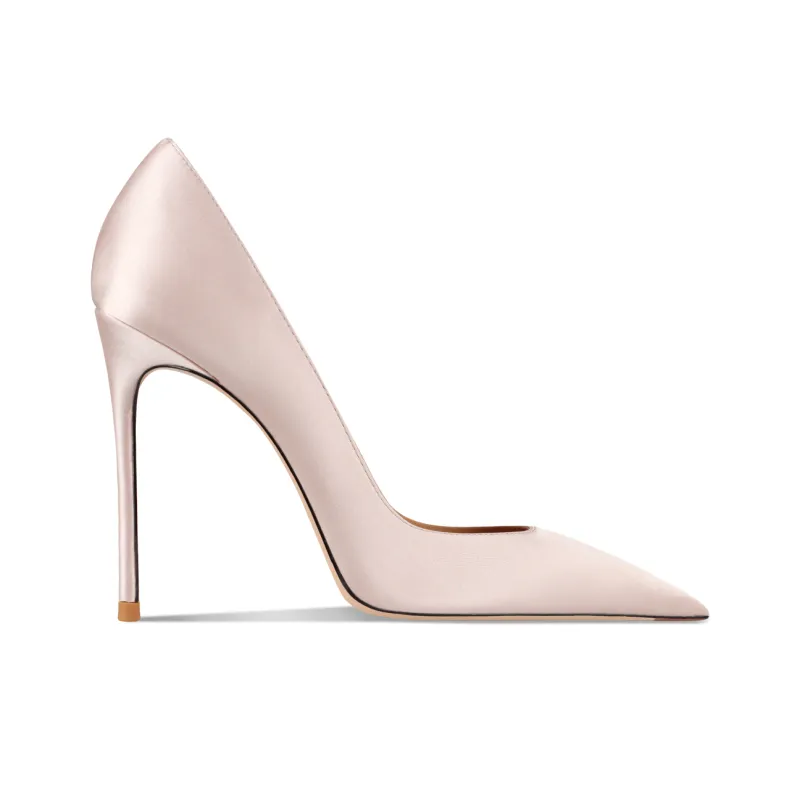 Suyymakk Slim Heel High Heels Women's Apricot-1