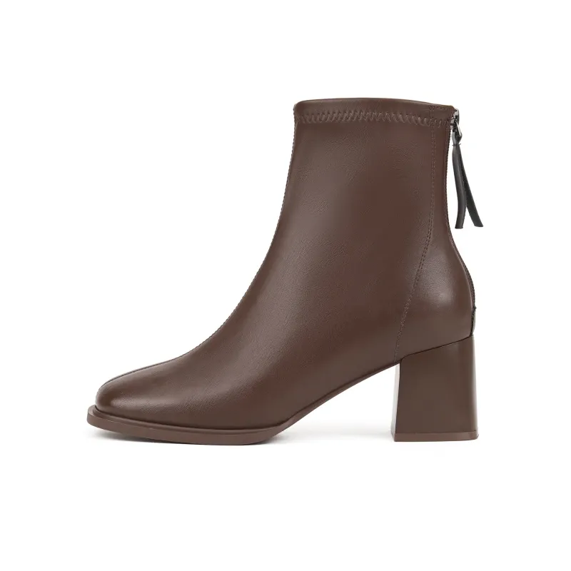 Me&Ce Ankle Boots Women's Black/White/Brown-8