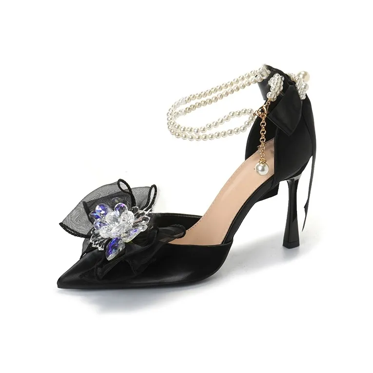 HKCP Slim Heel High Heels 6.5CM Women's-0