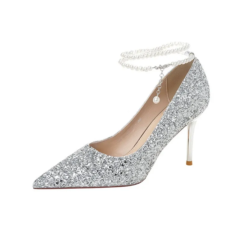 HKCP Slim Heel High Heels 8.5cm Women's-0
