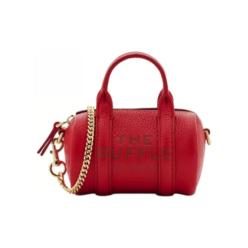 MARC JACOBS Grained Leather Handbag Shoulder Bag Crossbody Bag Nano Women's True Red