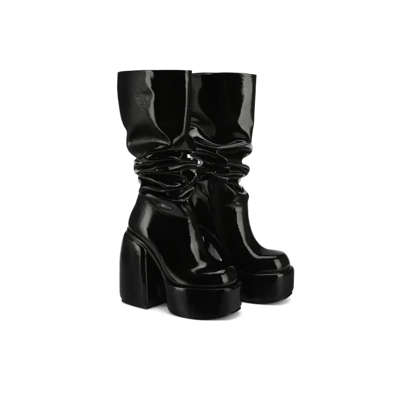 Naked Wolfe Space Knee-high Boots 13.5cm Women's Black-2