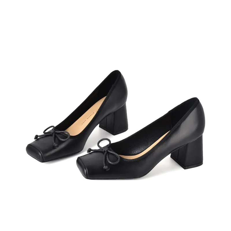 Beijiani Chunky Heel High Heels Women's-4