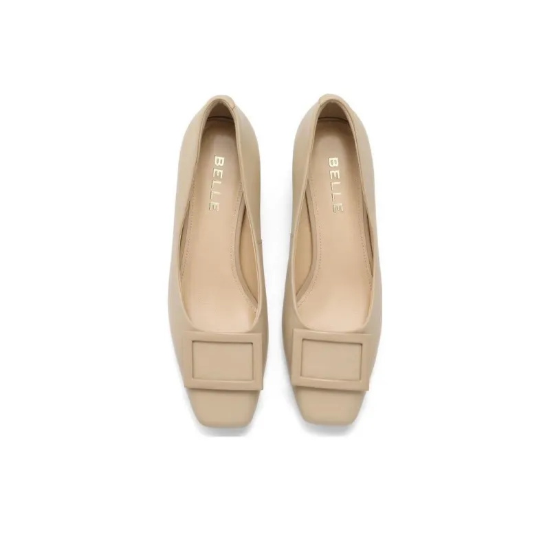 BELLE Spool Heel High Heels 4cm Women's-15