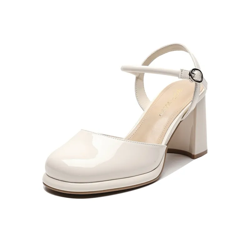 JOSINY Chunky Heel High Heels 7.5cm Women's-5