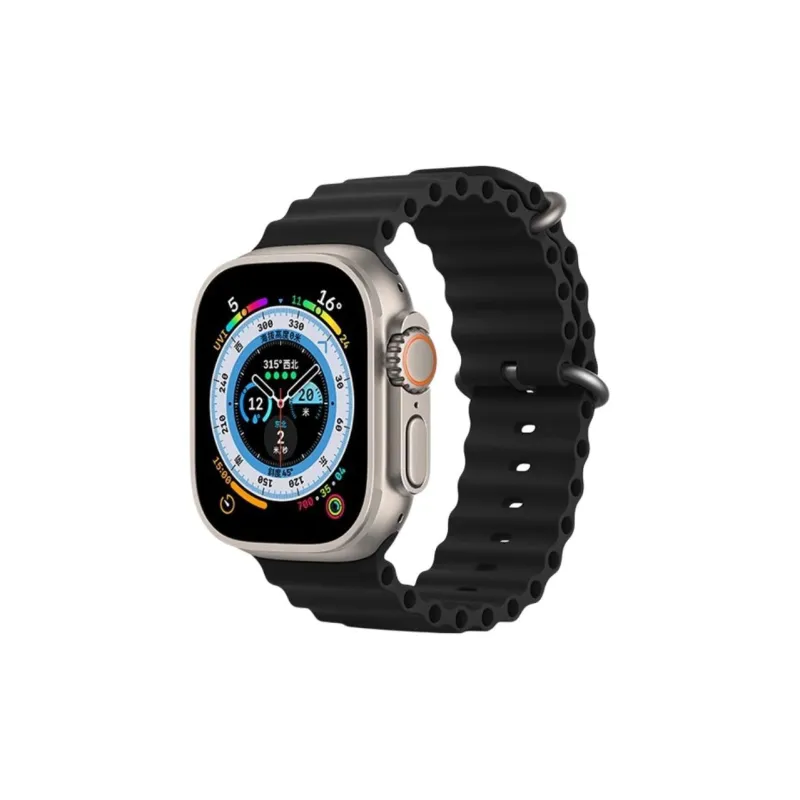 PULAISI Apple Compatibility Watch Band 49mm Silicone Material-2