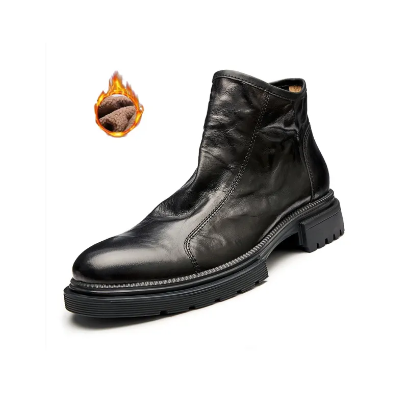 LEYGMENLG Short Martin Boot Men's Black-6
