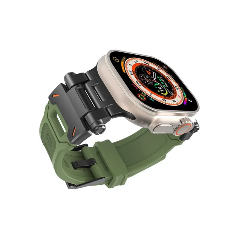 ZHENGGUANG Watch Band Apple Compatibility 41mm Silicone Material-46