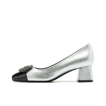 Zubumei Chunky Heel High Heels 5CM Women's