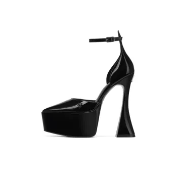 Naked Wolfe Daria Chunky Heel High Heels Women's Black