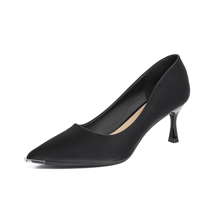 JOSINY Commute Pointed Toe Dress Shoes Unlined Work Shoes Slim Heel High Heels 6.5cm Women's-1