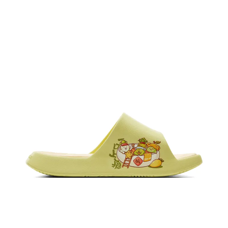 PEAK State Pole Slip-Resistant Odor-Resistant Abrasion-Resistant Slide Slippers Men's Tea Green-1