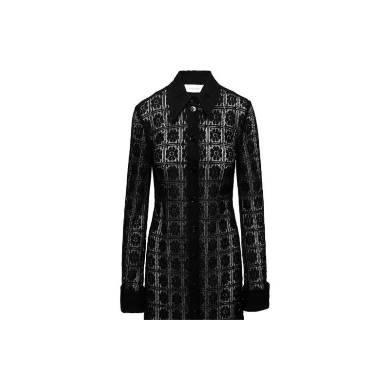SportMax Buttoned Long Sleeved Dress-3
