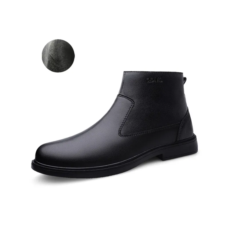 Qiandongmeili Ankle Boots Men's-11