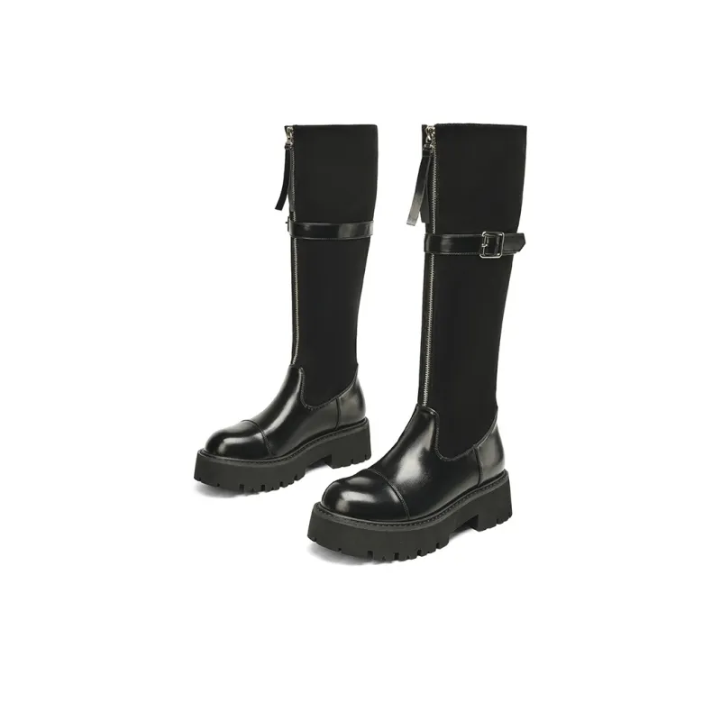 EBLAN Knee high Boots Women's Black-3