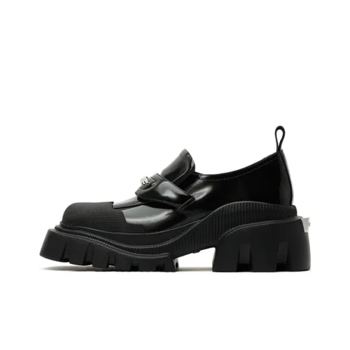 DAPHNE LAB Candy Series Chunky Heel Loafers 6cm Women's
