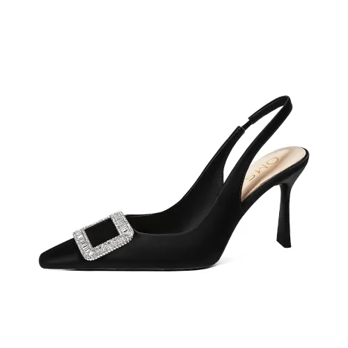OMS High Heels Women's Black/Beige