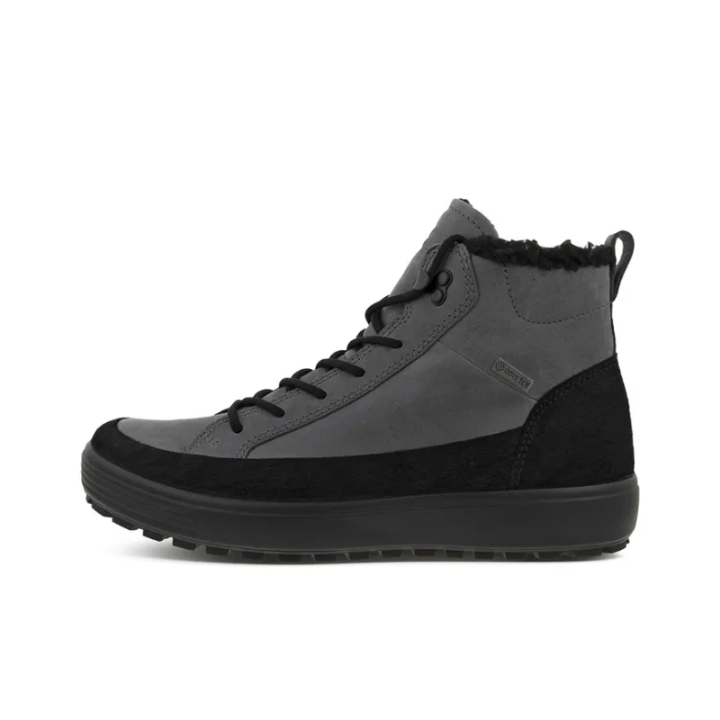 Ecco Soft7 Tred Ankle Boots Men's Gray-0