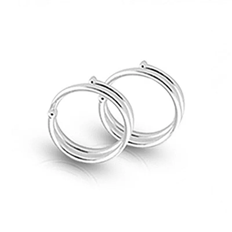 LUCA 999 Fine Silver Earrings Unisex-8