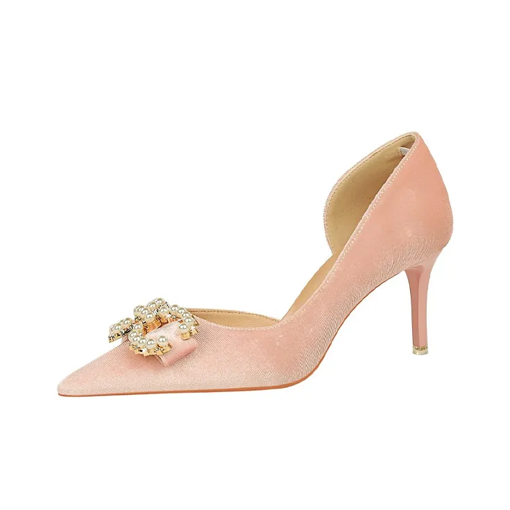 BIGTREE Slim Heel High Heels Women's-0