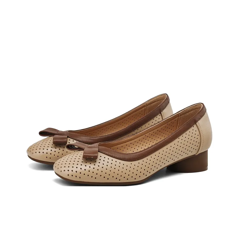 DAPHNE Chunky Heel High Heels Women's-5