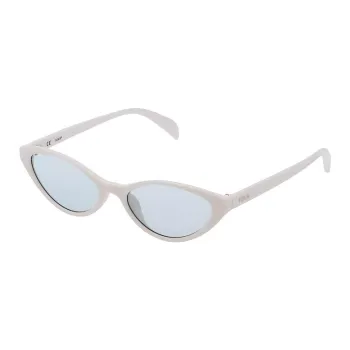 TAOSIXIONG Irregular Shape Sunglasses Women's Beige