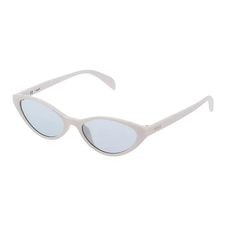 TAOSIXIONG Irregular Shape Sunglasses Women's Beige-0